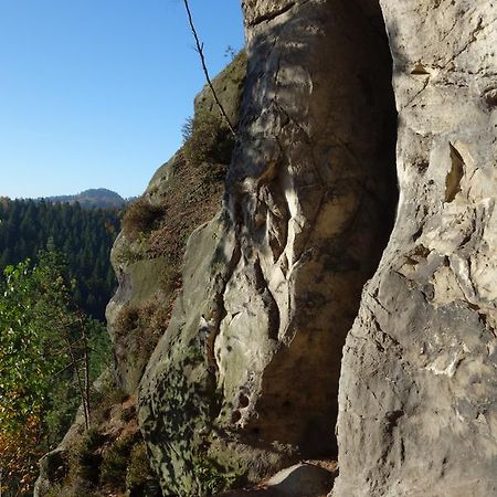 Gasthaus "Zum Wanderstuebel" Hinterhermsdorf Ngoại thất bức ảnh
